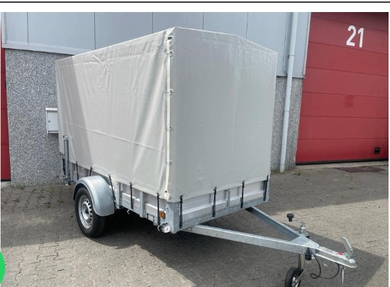 Enkelasser met huif - Aluminium