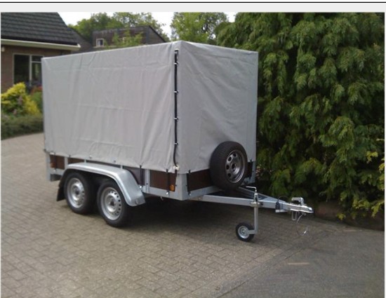 Tandemasser met huif - Betonplex